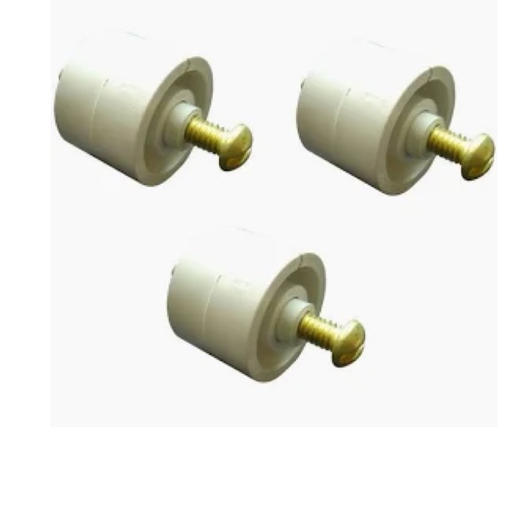 Rolete Plastico Completo para Aspirador 3 Rodas Sodramar