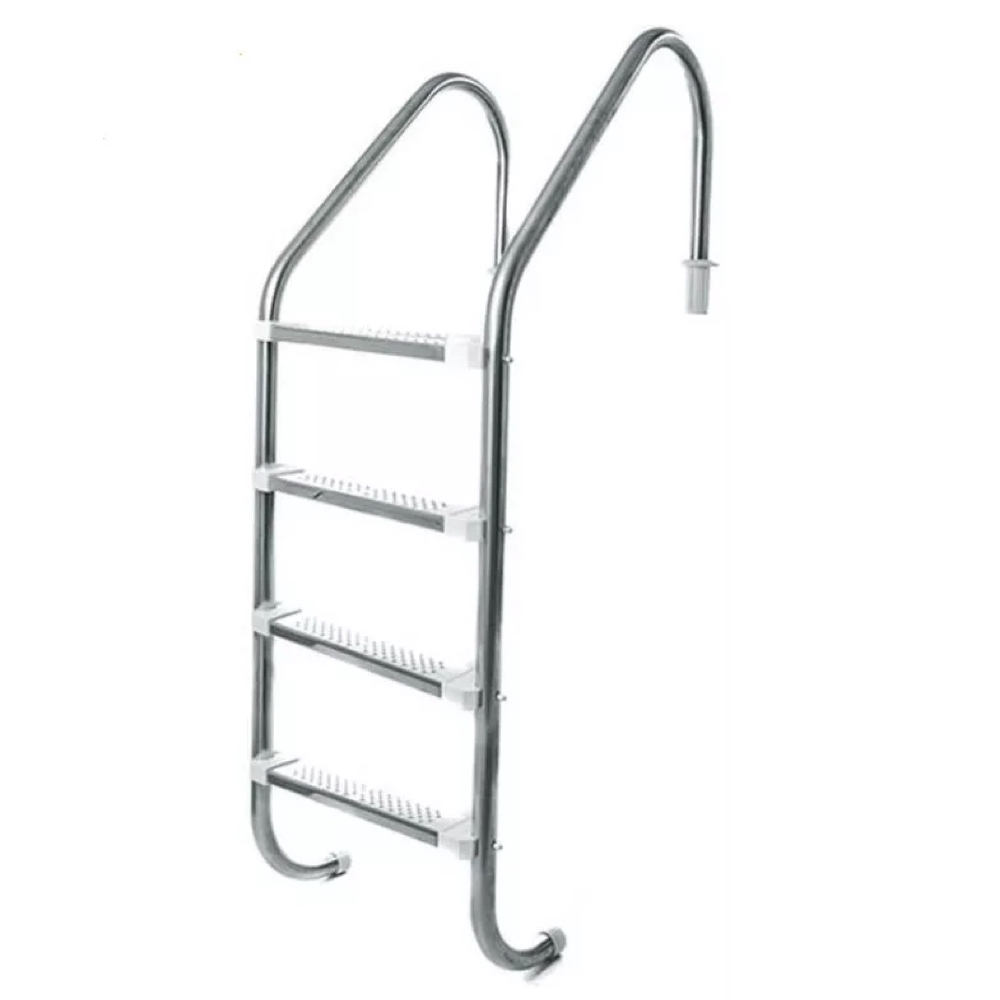 Escada Marinheiro 1.1/2" 304 04 Degraus Plastico Sodramar