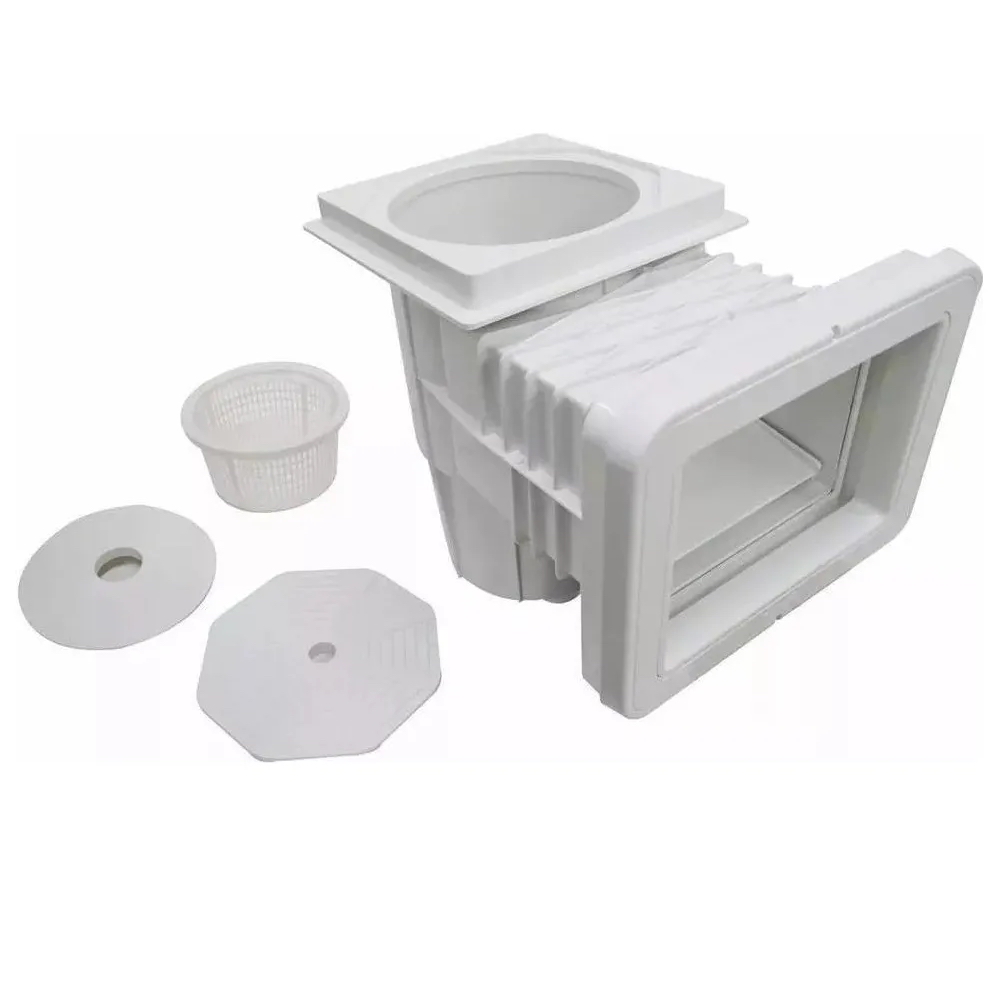 Skimmer Boca Pequena ABS Branco Vinil Alvenaria Sodramar - Imagem 2