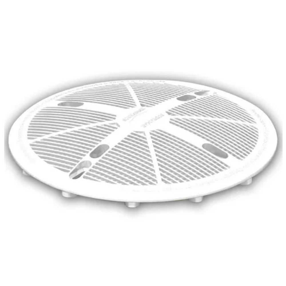 Tampa Fsb Redonda 25,4cm ABS Branca Vinil/Alvenaria Sodramar