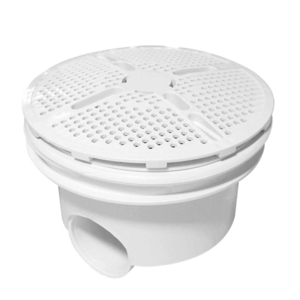 Ralo de Fundo TopLine Tampa Fsb ABS Branca Vin/Alv Sodramar