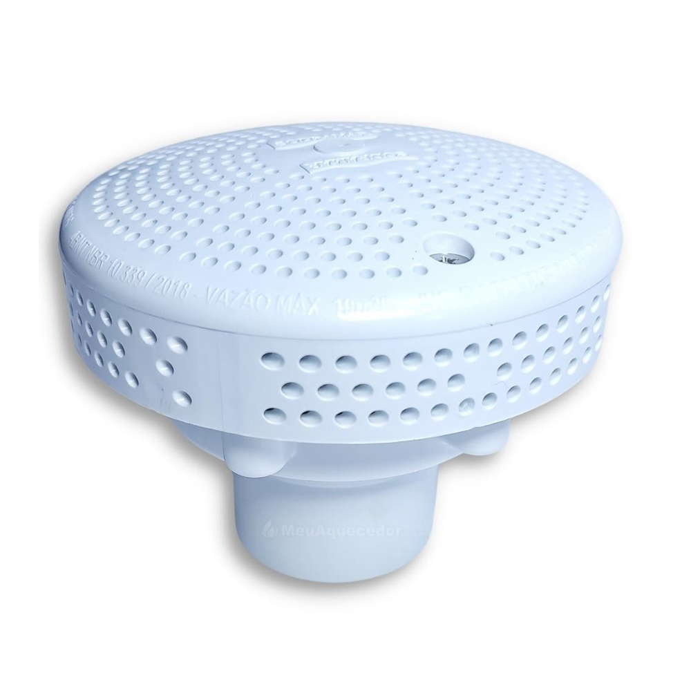 Ralo Lateral 10/50 ABS Branco p/Piscina Vinil Sodramar