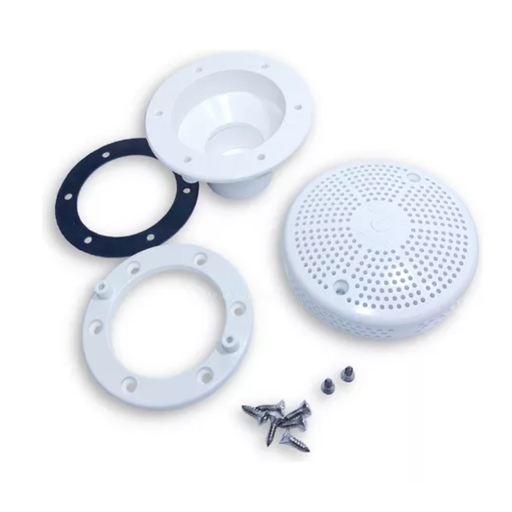 Ralo Lateral 10/50 ABS Branco p/Piscina Vinil Sodramar - Imagem 2