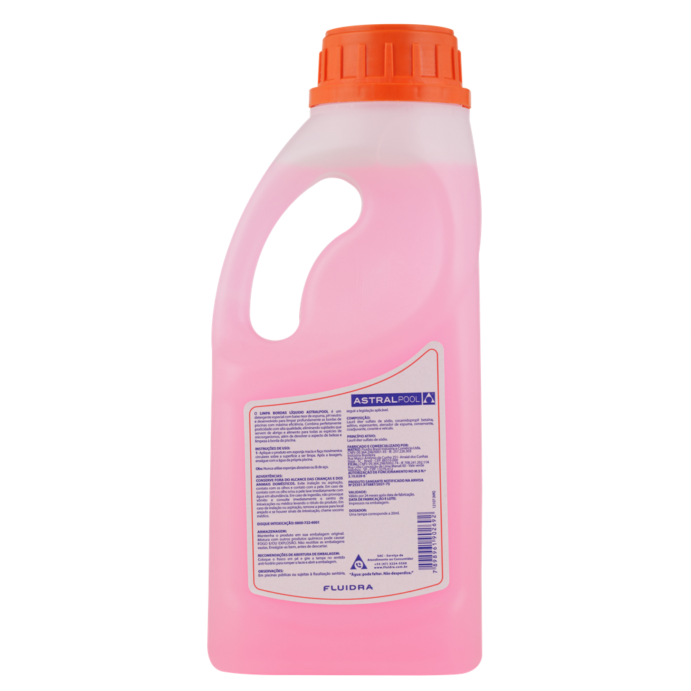LIMPA BORDAS LIQUIDO 1 LITRO ASTRALPOOL - Imagem 2