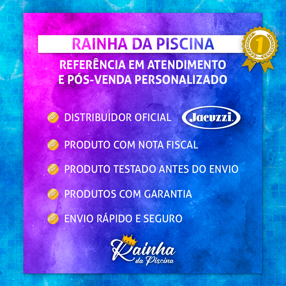 Válvula Seletora Filtro 22TP c/ Guarnição Jacuzzi - Imagem 3