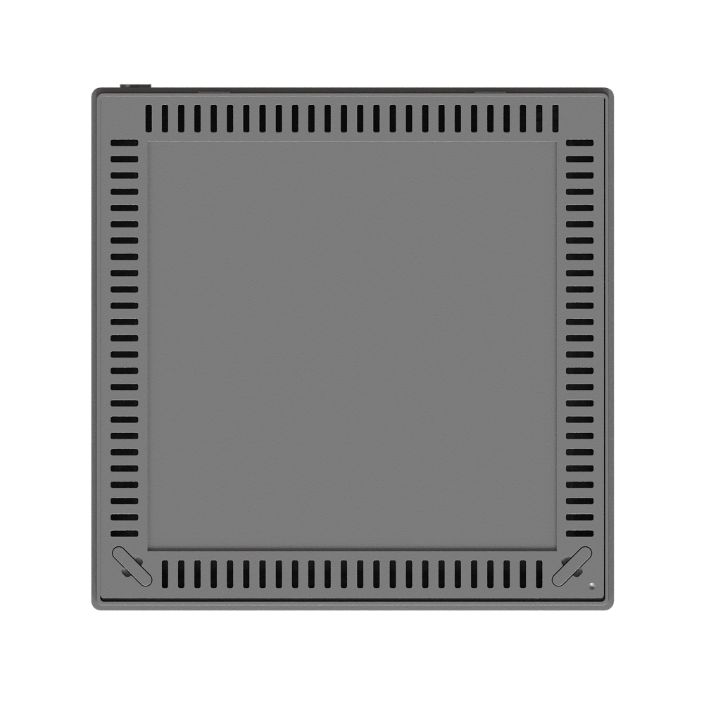 TAMPAO 80 X 80 CM ART REB. C. GRELHA P/ CASA DE MAQUINA CINZA MARTELADO - Imagem 6